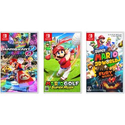 ヨドバシ Com まとめ買いがオトク マリオゴルフ スーパーラッシュ スーパーマリオ 3dワールド フューリーワールド マリオカート8 デラックス Nintendo Switchソフト 通販 全品無料配達