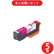 【まとめ買い割引】プレジール Plaisir エプソン製 ICM70L 対応インクカートリッジ マゼンタ ×5個セット [PLE-E70L-M]