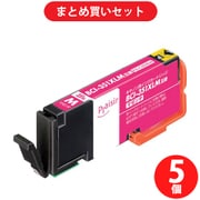 【まとめ買い割引】プレジール Plaisir キヤノン製 BCI-351XLM 対応インクカートリッジ マゼンタ ×5個セット [PLE-C351XLM]