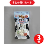 【まとめ買い割引】アイリスオーヤマ P-MG-3M 3本 骨型ガム ミルク味 [3個セット]