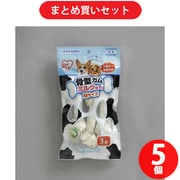 【まとめ買い割引】アイリスオーヤマ P-MG-3M 3本 骨型ガム ミルク味 [5個セット]