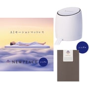 【らくらくカートイン】 MTG スリープ NEWPEACE AI MotionMattress(ニューピース AIモーションマットレス) シングル + ポンプボックス + アウターカバー ブラウンセット