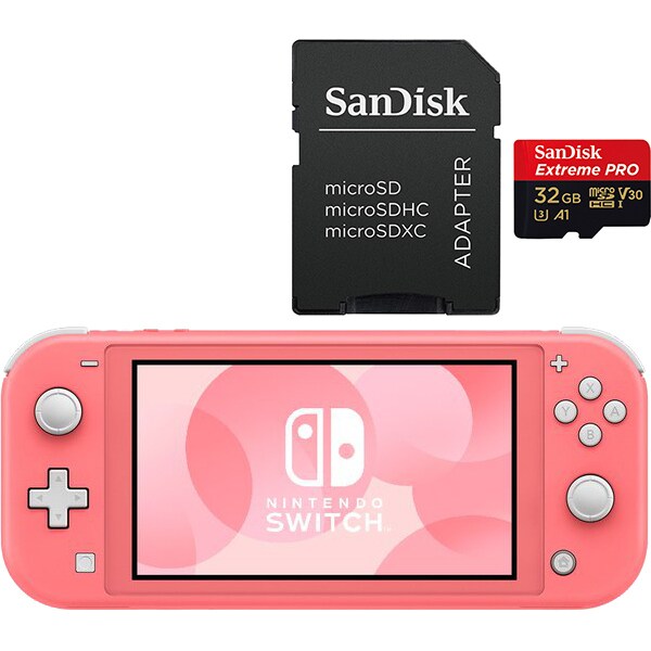 Nintendo Switch コーラル 32GB メモリーカード付き - wiper.co.ke