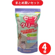 【らくらくカートイン】三晃商会 SANKO セーフクリーン 900cc(リス・ハムトイレ砂)  4個セット [小動物用底砂・床材]