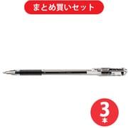 ぺんてる Pentel EK105-GA  3本セット [ハイブリッド 0.5mmボールペン 黒]