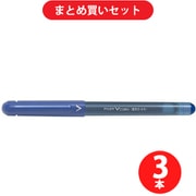パイロット PILOT LVE-10EF-L  3本セット [Vコーン 水性ボールペン0.5mm ブルー]