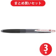 パイロット PILOT BSGK-10EF-RR [油性ボールペン スーパーグリップG ノック式 0.5 レッド] ×3本セット