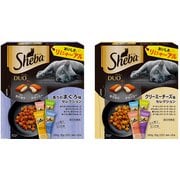 【まとめ買い割引】シーバ デュオ まぐろとチーズアソートセット [「香りのまぐろ味セレクション」 ＋ 「クリーミーチーズ味セレクション」]