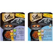 【まとめ買い割引】シーバ デュオ まぐろとクリーミーミルクアソートセット [「香りのまぐろ味セレクション」 ＋ 「クリーミーミルク味セレクション」]