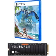 【まとめ買い割引】SIE ソニー・インタラクティブエンタテインメント PS5 Horizon Forbidden West（ホライゾン フォービドゥン ウエスト） ＋ ウエスタンデジタル WDBAPZ0020BNC-WRSN ゲーム用内蔵 SSD WD_BLACK SN850 NVMe SSD with Heatsink 2TB セット