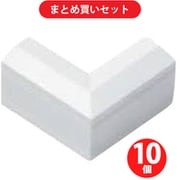 マサル FMD12 エフモール付属品 デズミ 1号 ホワイト 10個セット