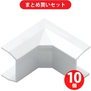 マサル FMR12 エフモール付属品 イリズミ 1号 ホワイト 10個セット