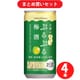白鶴酒造 白鶴 ぷるぷる梅酒 5度 190ml ×4本セット [梅酒]