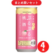 白鶴酒造 白鶴 ぷるぷる桃酒 3度 190ml ×4本セット [リキュール]