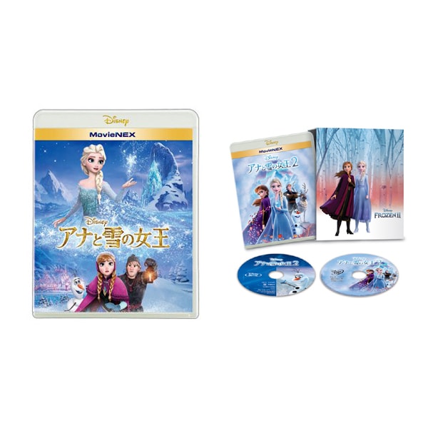 【らくらくカートイン】「アナと雪の女王」シリーズ 2作品セット [Blu-ray Disc]