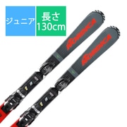 スキー板「ノルディカ TEAM J R FDT 0A134500001 130cm」+ビンディング「ノルディカ JR 4.5 FDT 0C9024MF001 ブラック/ホワイト」セット [22-23モデル ジュニア]