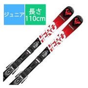 スキー板「ロシニョール HERO JR 100-140 KID-X RALJY01 110cm」+ビンディング「LOOK KID 4 GW FCKKK01-JY02 BK」セット [22-23モデル ジュニア]
