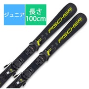 スキー板「フィッシャー RC4 RACE JR JRS A19422 100cm」+ビンディング「フィッシャー FS 4 GW CA JRS Brake 80 [I]/23」セット [22-23モデル ジュニア]