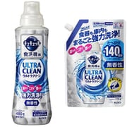 【らくらくカートイン】花王 キュキュット 食洗機用キュキュットウルトラクリーン 無香性 本体＋詰替セット [食器用洗剤]