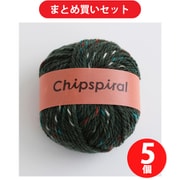 横田 YO5310 [毛糸 Chipspiral 4 グリーンベース 5玉セット]
