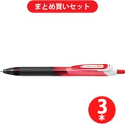 ゼブラ ZEBRA JJS31-R [ジェルボールペン サラサドライ0.4 赤インク 0.4mm] ×3本セット