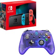 Nintendo Switch＆モバイルゲーミングコントローラーお買い得セット [Nintendo Switch Joy-Con（L） ネオンブルー/（R） ネオンレッド ＋ GameSir T4 Pro Blue]