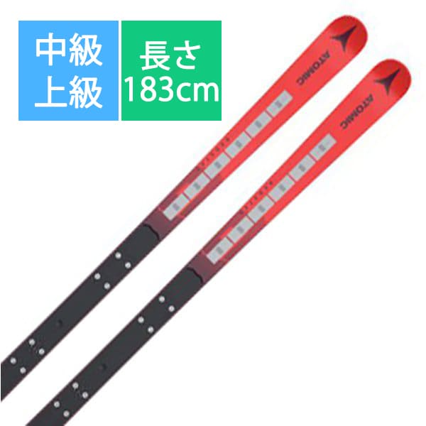 スキー板「アトミック REDSTER G9 RS REVOSHOCK AA0029768183 183cm」+ビンディング「アトミック X 16 VAR AD5001764070 Red/Black」セット [23-24 モデル 中級・上級]