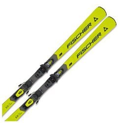 FISCHER RC4SC 165cm スキー板 黒/黄緑 - メルカリ