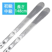 スキー板「HEAD スキー板「HEAD PURE JOY 315703 148cm」+プレート「HEAD JOY SLR PRO Base」」+ビンディング「HEAD JOY 9 GW SLR 100918 solid white ブレーキ85mm」セット [23-24 モデル 初級・中級]