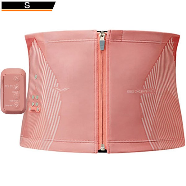 SIXPAD シックスパッド SIXPAD Powersuit Core Belt（パワースーツ コアベルト） ピンク 男女兼用 Sサイズ（腹囲 58～74cm）  SIXPAD CLUB対応 ＋ 専用コントローラー