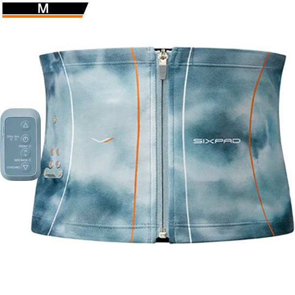 SIXPAD シックスパッド SIXPAD Powersuit Core Belt（パワースーツ コアベルト） ブルー 男女兼用 Mサイズ（腹囲 72～90cm） SIXPAD CLUB対応 ＋ 専用コントローラー