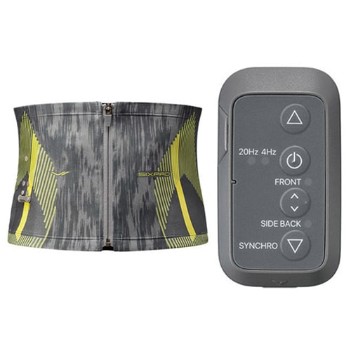【らくらくカートイン】MTG EMS SIXPAD Powersuit Core Belt HOME GYM対応モデル パワースーツ コアベルト Mサイズ グレー ＋ 専用コントローラー