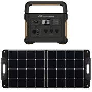 【まとめ買い割引】JVC ジェイブイシー ポータブル電源 ＋ ポータブルソーラーパネルセット [278,400ｍAh/1,002Wh BN-RB10-C ＋ ポータブルソーラーパネル]