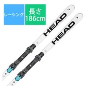 スキー板「HEAD WORLDCUP REBELS E-GS RD 313043 WCR 186cm」+プレート「HEAD Race Plate WCR 14 short」+ビンディング「HEAD FREEFLEX ST 14 100905 matt black/speed blue ブレーキ85mm」セット [24-25 モデル レーシング]