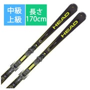 スキー板「HEAD SUPERSHAPE E-SPEED 170cm」+プレート「HEAD Superflex PR Base high」+ビンディング「HEAD PROTECTOR PR 13 GW 100925 matt black ブレーキ85mm」セット [23-24 モデル 中級・上級]