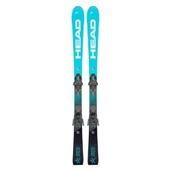 New 2024 Head WC Rebels e SL Skis 155cm with Head FreeFlex 14 GW Bindings