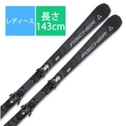スキー板「FISCHER RC ONE LITE 68 SLR PRO A15023 143cm」+ビンディング「FISCHER RS 9 GW SLR/WOMENTR. T51121 ブレーキ 78mm」セット [24-25 Newモデル レディース]