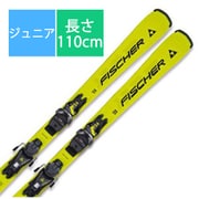 スキー板「FISCHER RC4 RACE JR JRS A19423 110cm」+ビンディング「FISCHER FS 4 GW CA JRS T80622 ブレーキ80mm」セット [24-25 Newモデル ジュニア]