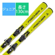 スキー板「FISCHER RC4 RACE JR JRS A19523 130cm」+ビンディング「FISCHER FS 4 GW CA JRS T80622 ブレーキ80mm」セット [24-25 Newモデル ジュニア]