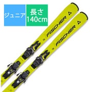 スキー板「FISCHER RC4 RACE JR JRS A19523 140cm」+ビンディング「FISCHER FS 4 GW CA JRS T80622 ブレーキ80mm」セット [24-25 Newモデル ジュニア]