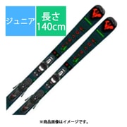 スキー板「ロシニョール SUPER VIRAGE KJ KID-X RAMJY01-140 140cm」+ビンディング「LOOK KID 4 GW FCKKK01-JY02 ブレーキ76mm」セット [23-24 モデル ジュニア]