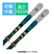 スキー板「ロシニョール EXPERIENCE 78 CARBON XPRESS RAMFT01-162 162cm」+ビンディング「LOOK XPRESS 10 GW FCMDX02-0TU BLACK ブレーキ83mm」セット [23-24 モデル 初級・中級]