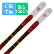 スキー板「ロシニョール EXPERIENCE 76 XPRESS RAMFT04-160 160cm」+ビンディング「LOOK XPRESS 10 GW FCMDX02-0TU BLACK ブレーキ83mm」セット [23-24 モデル 初級・中級]