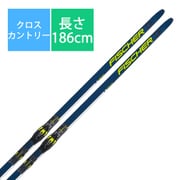 スキー板「FISCHER AEROLITE SKATE 60 N27023 186cmcm」+ビンディング「FISCHER RACE SKATE IFP S55020 black/yellow」セット [23-24 モデル クロスカントリー]