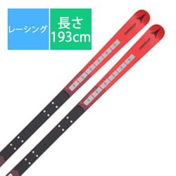 スキー板「アトミック REDSTER G9 FIS REVOSHOCK M AA0030032193 193cm」+ビンディング「アトミック X 16 VAR AD5001764070 Red/Black ブレーキ70mm」セット [23-24 モデル レーシング]