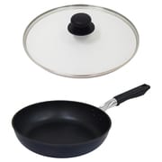 【まとめ買い割引】「ARS-F28 [IH-アリエス フライパン 28cm]」＋「UYG-28 [ウルシヤマ ガラス蓋 28cm]」セット