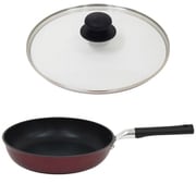 【まとめ買い割引】「VVT-F26 [ベルベッティ フライパン 26cm]」＋「UYG-26 [ウルシヤマ ガラス蓋 26cm]」セット