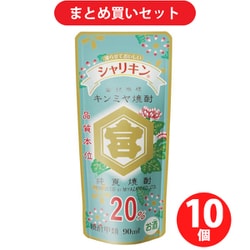 Amazon.co.jp: キンミヤ シャリキンパウチ 20度 90ml×60個 / 2箱