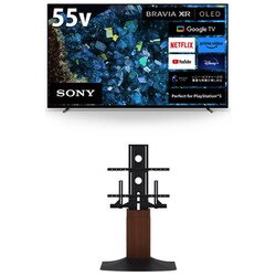 ヨドバシ.com - 大画面テレビお買い得セット [ソニー XRJ-55A80L BRAVIA XR（ブラビア エックスアール） A80Lシリーズ  55V型 4K有機ELテレビ ＋ スウィング WS-F820-DB 壁寄せテレビスタンド ダークブラウン木目＆ブラック] 通販【全品無料配達】