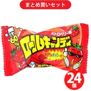 やおきん ロールキャンディ ストロベリー味 20g×24個 [期限切迫商品（賞味期限：2025年7月11日）]